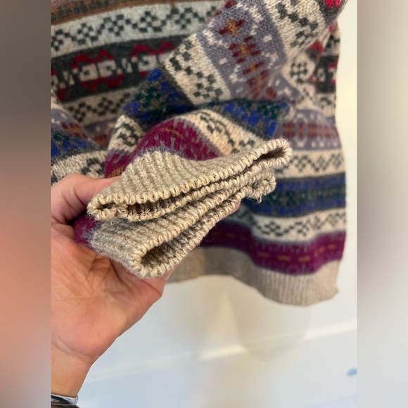 Vtg Eddie Bauer Fair Isle Wool Sweater Unisex 
Heritage Nordic Cabin Cozy Sz M - Picture 3 of 9